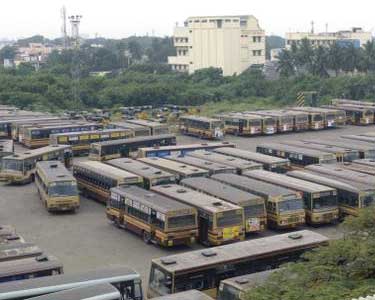 Bus strike leaves lakhs in Tamil Nadu stranded management starts talks today