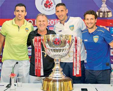 Indian Super League Football:
In the final,
Chennai-Goa showdown today