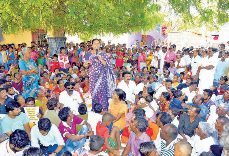 ஸ்டெர்லைட் ஆலையை தே.மு.தி.க. முற்றுகை பிரேமலதா உள்பட 500 பேர் கைது