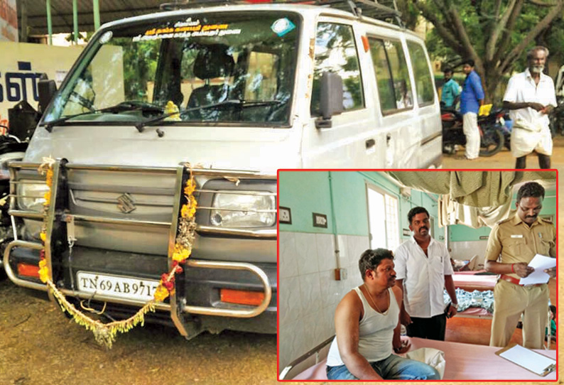 கோவில்பட்டி கோர்ட்டு வளாகத்தில் வக்கீலை காரை ஏற்றி கொல்ல முயற்சி; ஜூனியருக்கு அரிவாள் வெட்டு அச்சக உரிமையாளர் கைது