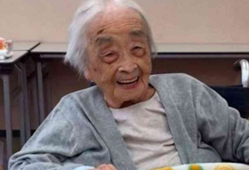 உலகின் மிக வயதான ஜப்பானிய பெண் 117வது வயதில் மரணம் 201804221319246120_Worlds-oldest-person-Japans-Nabi-Tajima-dies-aged-117_SECVPF