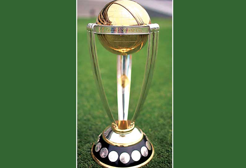 2019-ம் ஆண்டு உலக கோப்பை கிரிக்கெட்: இந்திய அணி தொடக்க ஆட்டத்தில் தென்ஆப்பிரிக்காவுடன் மோதுகிறது