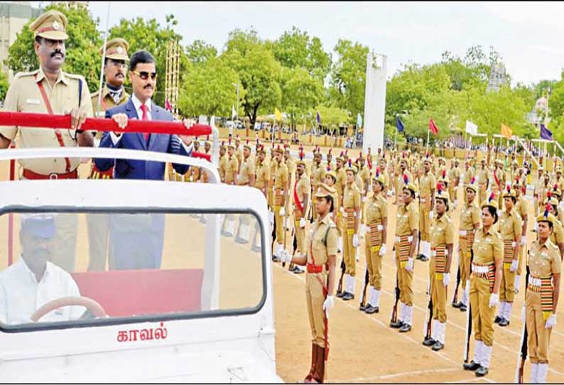 மதுரை ஆயுதப்படை மைதானத்தில் சுதந்திர தின விழா: 346 பயனாளிகளுக்கு நலத்திட்ட உதவிகள் கலெக்டர் வீரராகவராவ் வழங்கினார்