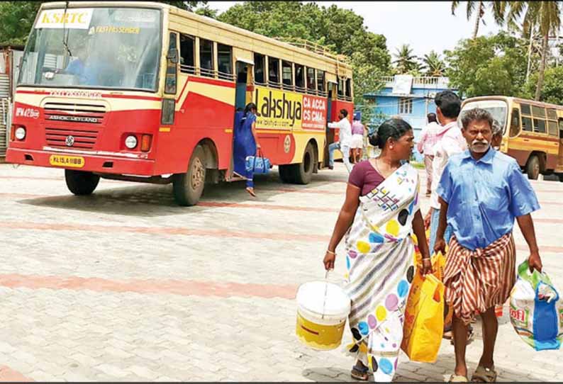 செங்கோட்டையில் இருந்து கழுதுருட்டிக்கு வாகன போக்குவரத்து