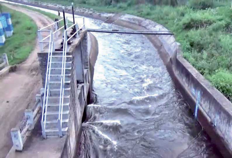 திருமூர்த்தி அணையில் இருந்து உப்பாறு அணைக்கு தண்ணீர் திறப்பு, விவசாயிகள் மகிழ்ச்சி