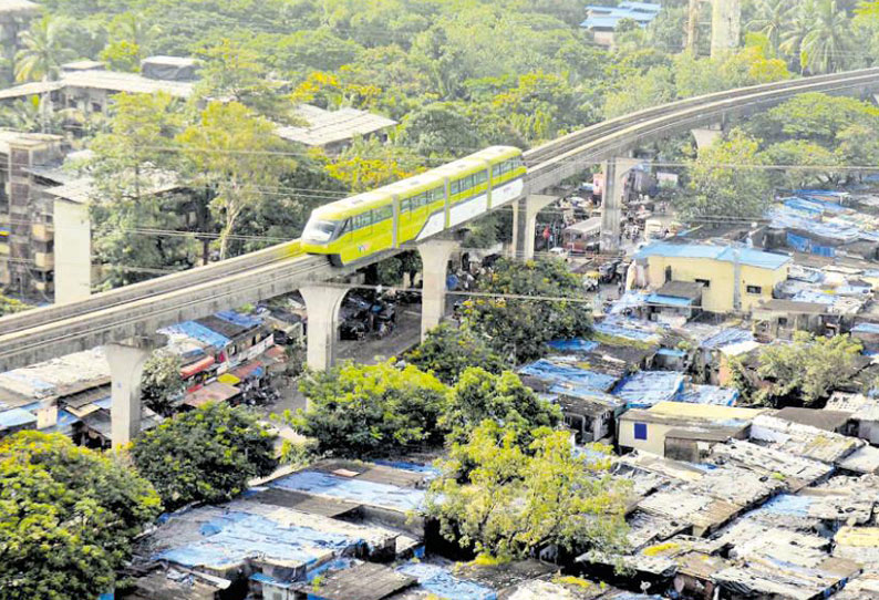 செம்பூர் - வடலா இடையே நாளை முதல் மீண்டும் மோனோ ரெயில் சேவை