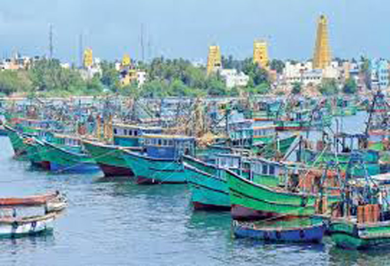 இலங்கை கடற்படையை கண்டித்து ராமேசுவரம் மீனவர்கள் வேலைநிறுத்தம்