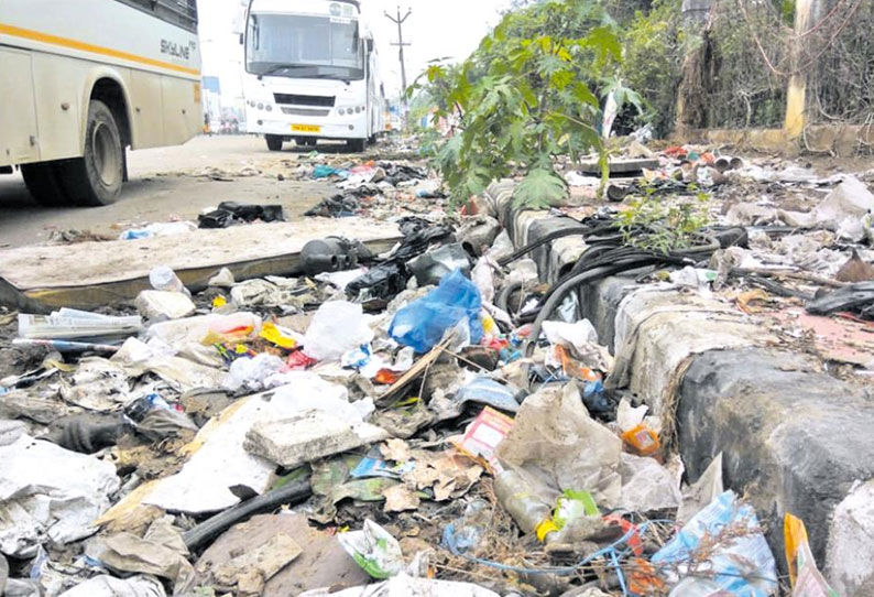 தாம்பரம் சானடோரியத்தில் மருத்துவமனை அருகே கொட்டப்படும் குப்பைகளால் சுகாதாரசீர்கேடு