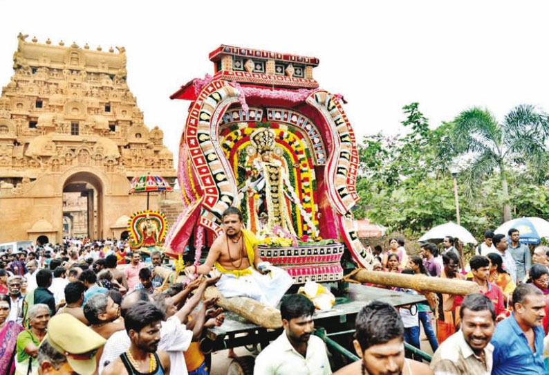 தஞ்சை பெரியகோவிலில் ஆருத்ரா தரிசனம் - திரளான பக்தர்கள் பங்கேற்பு