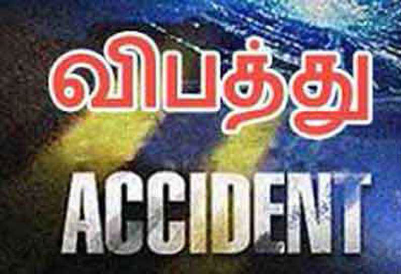 காரிமங்கலம் அருகே மோட்டார் சைக்கிள் மீது வேன் மோதல்; கட்டிட மேஸ்திரி பரிதாப சாவு உறவினர் படுகாயம்