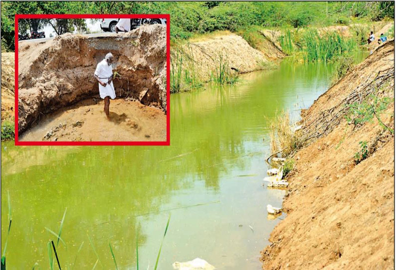 திருப்பத்தூர் அருகே குழாய் உடைந்து ஓராண்டாக வீணாகும் காவிரி குடிநீர்