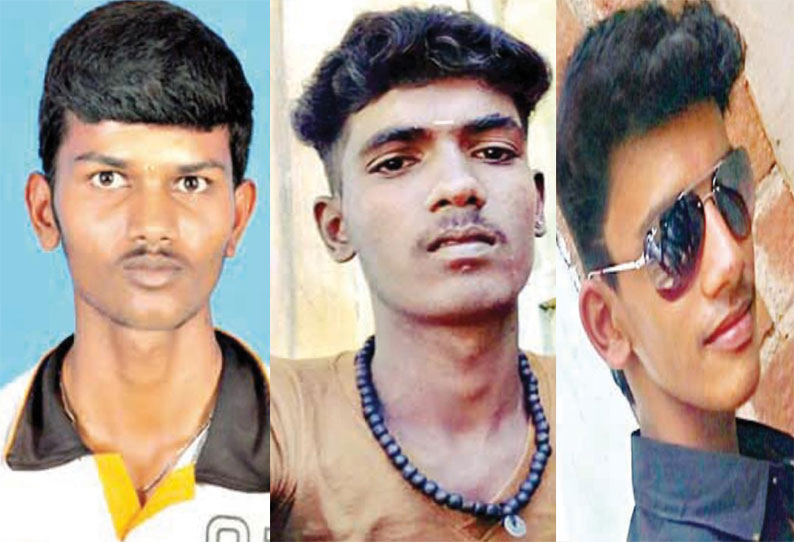 மோட்டார் சைக்கிள் மீது லாரி மோதி என்ஜினீயரிங் கல்லூரி மாணவர் உள்பட 3 பேர் பலி