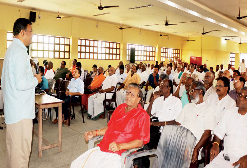 தாமிரபரணியை சீரமைக்க மக்களும், அரசும் இணைந்து செயல்படவேண்டும் நதிகள் மேம்பாட்டு அமைச்சக ஆலோசகர் ஸ்ரீராம்வேதிரே பேச்சு