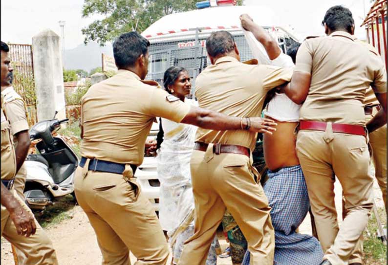திண்டுக்கல் மாநகராட்சி பகுதியில் பன்றிகளை பிடித்த தொழிலாளர்கள் மீது கற்களை வீசி தாக்குதல்: 3 பேர் காயம்