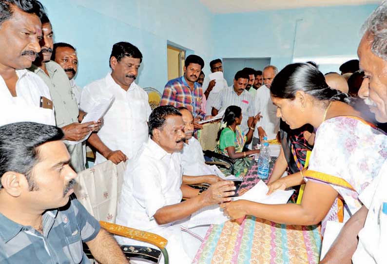 குக்கிராமங்கள் தோறும் குறைதீர் முகாம் நடத்தப்படும், அமைச்சர் பாஸ்கரன் பேச்சு