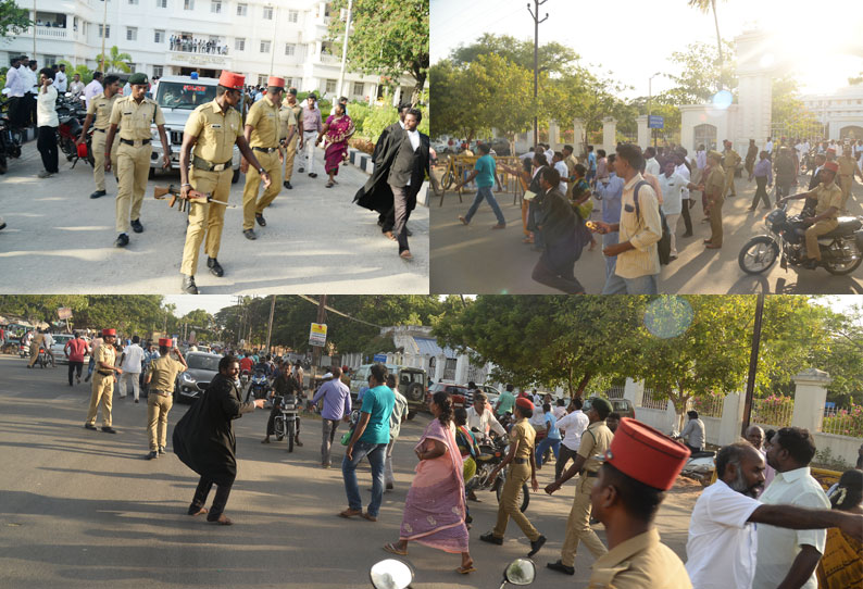 கட்டிட தொழிலாளியுடன் பட்டதாரி பெண் காதல் உறவினர்கள் அழைத்ததால் பரபரப்பு