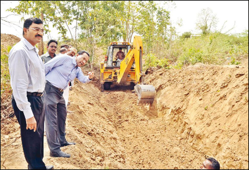 தலைஞாயிறு, கீழையூர் ஒன்றியங்களில் குடிமராமத்து பணிகளை கலெக்டர் ஆய்வு