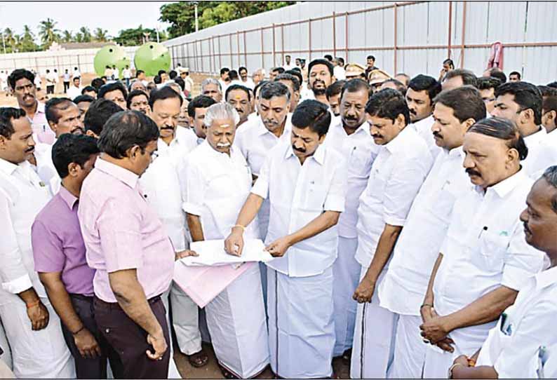 எஸ்.எஸ்.ராமசாமி படையாச்சியாருக்கு நினைவு மண்டபம் கட்ட இடம் தேர்வு