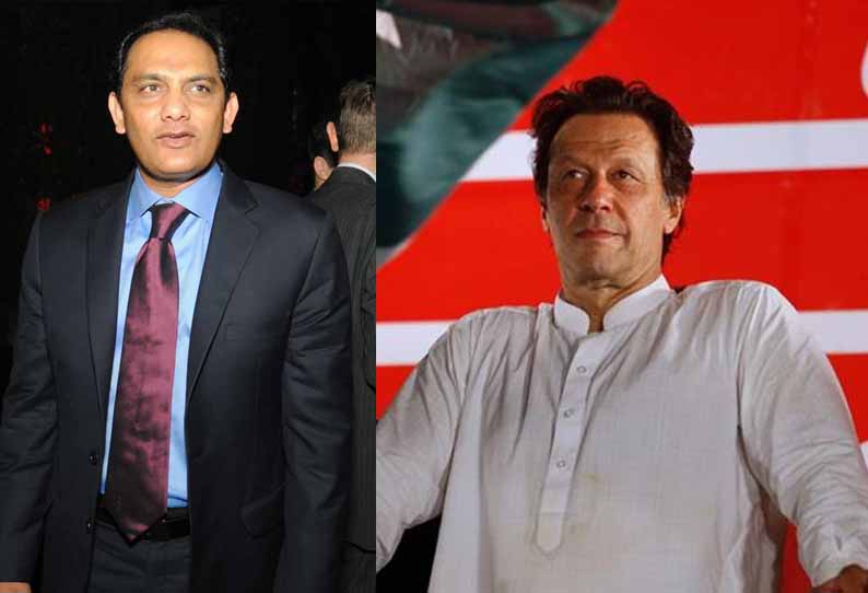 Image result for Mohammad Azharuddin with Imran Khan