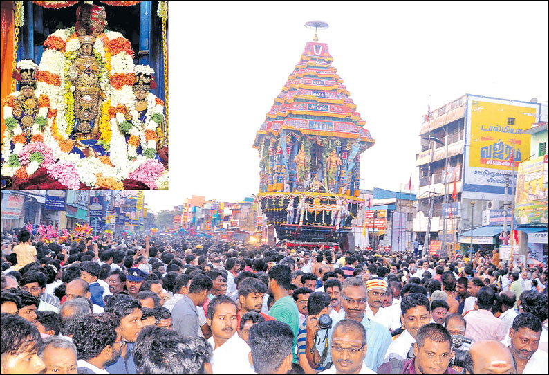 காஞ்சீபுரம் வரதராஜ பெருமாள் கோவில் தேரோட்டம்