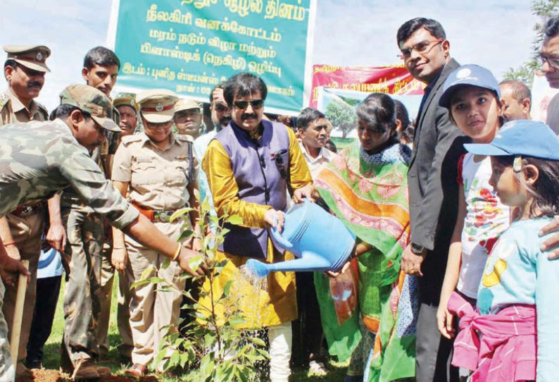 உலக சுற்றுச்சூழல் தினத்தையொட்டி 5 ஆயிரம் மரக்கன்றுகள் நடவு செய்யப்படும் நடிகர் விவேக் பேச்சு