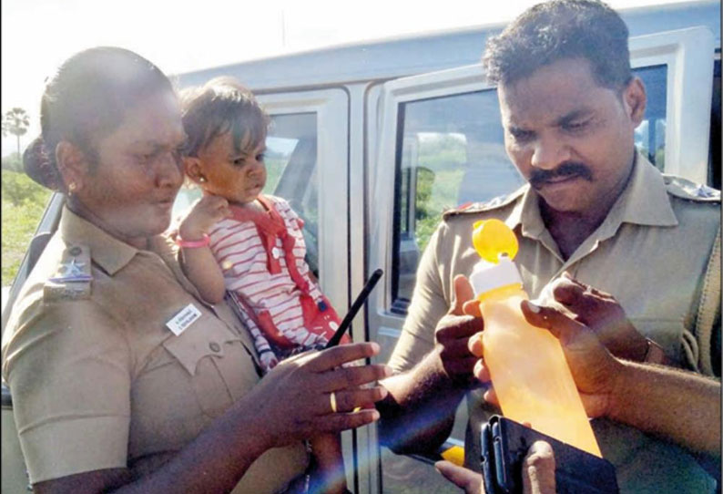 விருதுநகரில் கடத்தப்பட்ட மில் ஊழியரின் பெண் குழந்தை மீட்பு போலீஸ் விசாரணை