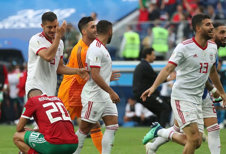 World Cup football Iran win the match against Morocco உலகக்கோப்பை