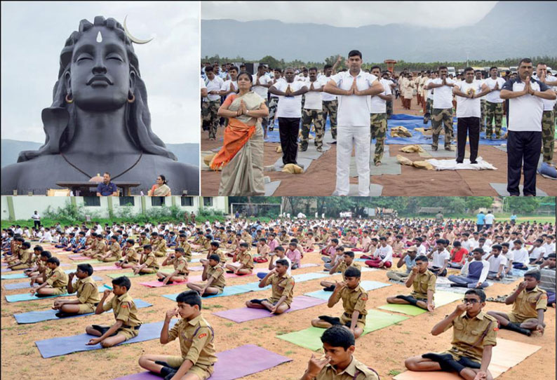 கடற்படை வீரர்களுக்கு மனஅழுத்தத்தை கட்டுப்படுத்த யோகா பெரிதும் உதவுகிறது