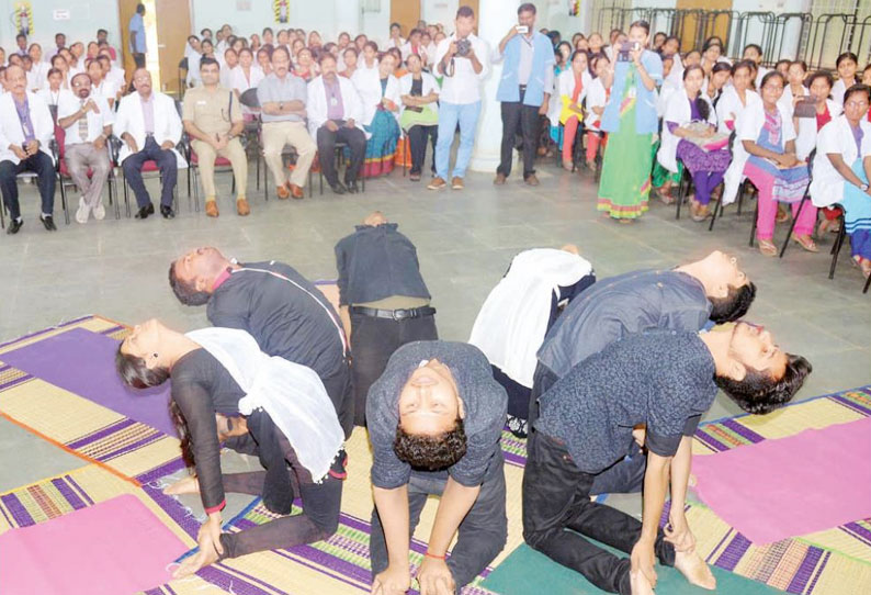 பெரம்பலூர், அரியலூர் மாவட்டங்களில் சர்வதேச யோகா தினம் கொண்டாட்டம்