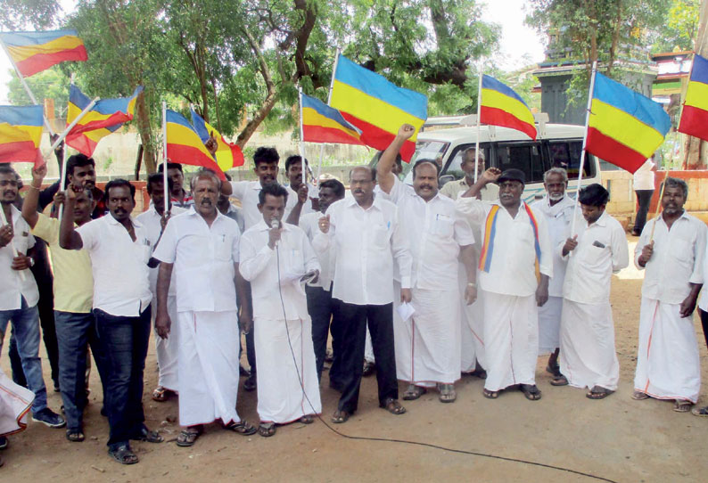 தமிழிசை சவுந்தரராஜனுக்கு கண்டனம்: பா.ம.க.வினர் ஆர்ப்பாட்டம் நெல்லை– தென்காசியில் நடந்தது