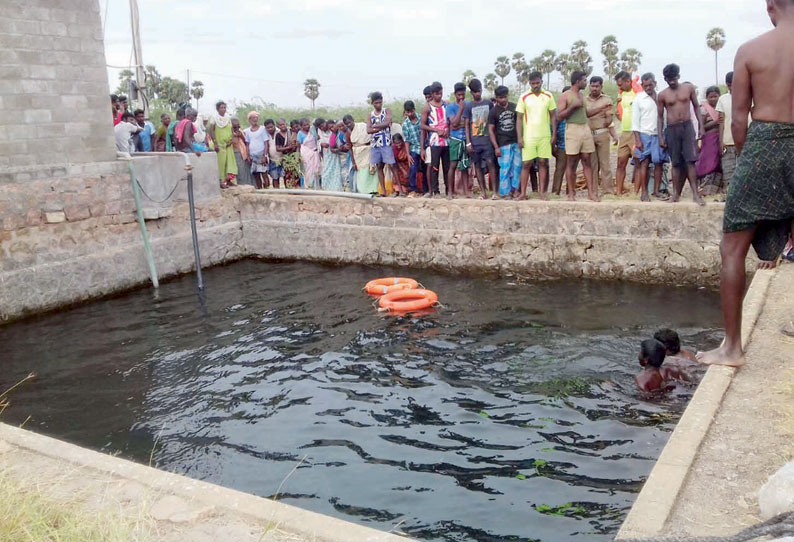 ஓட்டப்பிடாரம் அருகே நண்பர்களுடன் குளிக்க சென்ற வாலிபர் கிணற்றில் மூழ்கினார் தேடும் பணி தீவிரம்