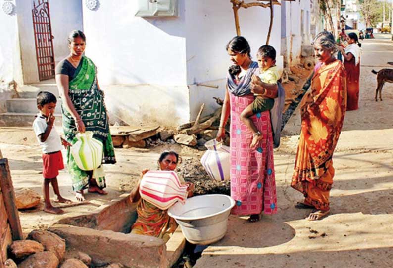 வருசநாடு அருகே குடிநீருடன் கழிவுநீர் கலப்பதால் நோய் பரவும் அபாயம்