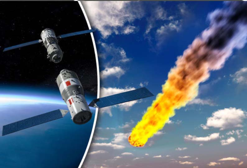 சீன விண்வெளி நிலையம் அமெரிக்கா மற்றும் ஐரோப்பிய நகரங்களில் மீது விழுந்து நொறுங்கும் அபாயம் சீன விண்வெளி நிலையம் அமெரிக்கா மற்றும் ஐரோப்பிய நகரங்களில் மீது விழுந்து நொறுங்கும் அபாயம்