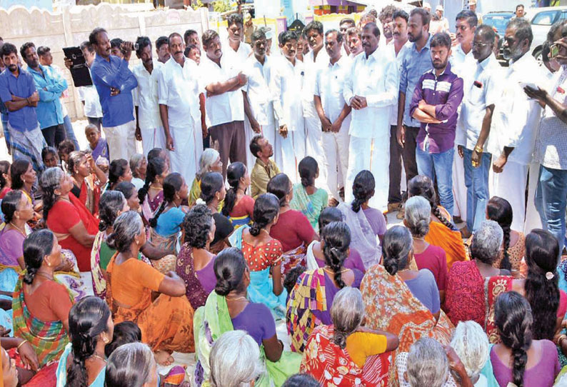 அ.குமரெட்டியாபுரத்தில் போராடும் கிராம மக்கள் மீது பொய் வழக்கு போடுவது கண்டிக்கத்தக்கது ஜி.கே.மணி பேச்சு