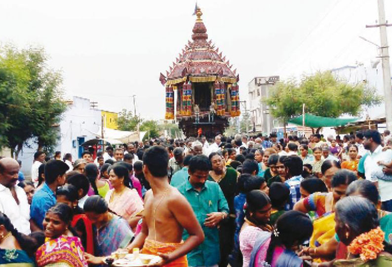 பங்குனி உத்திரத்தையொட்டி கோபி பச்சமலை முருகன் கோவில் தேரோட்டம்