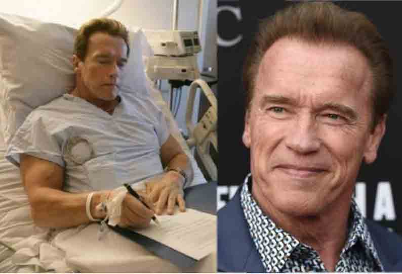 ’ஐ எம் பேக்’ அர்னால்டுக்கு இதய அறுவை சிகிச்சை 201803311556372328_Im-back-Arnold-Schwarzenegger-in-stable-condition-after_SECVPF