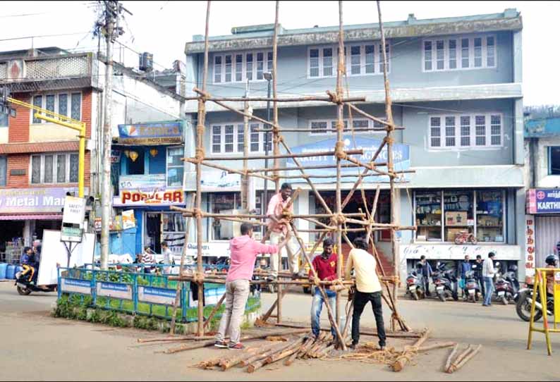 தீபாவளி கூட்டம் : திருட்டை தடுக்க கேமரா மூலம் கண்காணிப்பு - சாதாரண உடையில் போலீசார் ரோந்து