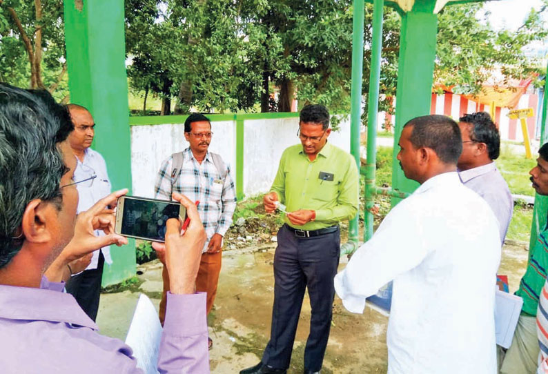 படப்பை, மணிமங்கலம், வைப்பூர் ஊராட்சிகளில் திட்ட இயக்குனர் ஆய்வு