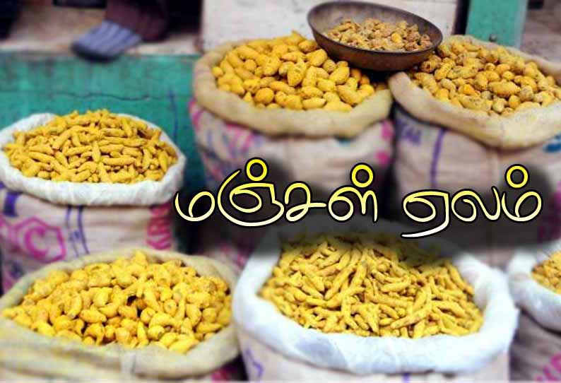 திருச்செங்கோட்டில் ரூ.16 லட்சத்திற்கு மஞ்சள் ஏலம்