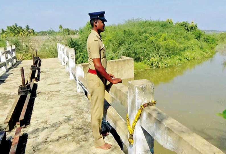 மானாமதுரை பகுதியில் வைகை பாசன கால்வாய்களுக்கு போலீஸ் பாதுகாப்பு