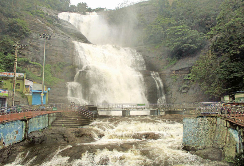 நெல்லை மாவட்டத்தில் பலத்த மழை: அணைகளுக்கு நீர்வரத்து அதிகரிப்பு குற்றாலம் அருவியில் வெள்ளப்பெருக்கு