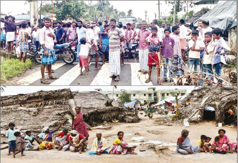 ஒரத்தநாடு பகுதியில் பொதுமக்கள் சாலை மறியல் - போக்குவரத்து பாதிப்பு