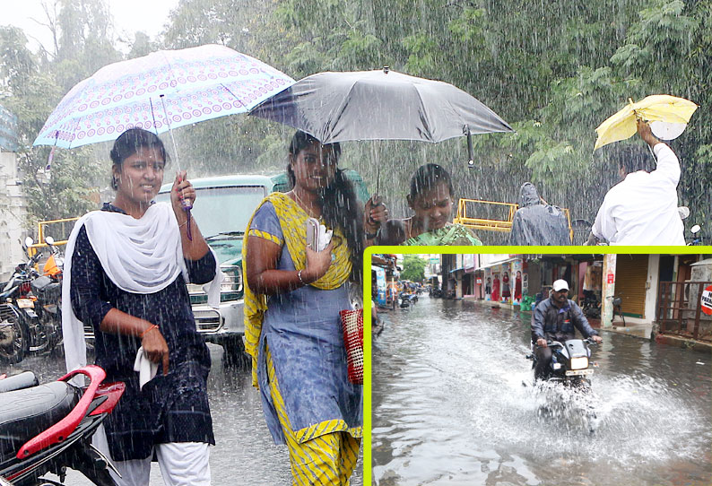 புதுவை,பாகூர் பகுதியில் பலத்த மழை: 3 வீடுகள் இடிந்து விழுந்தன; விமான சேவைகள் ரத்து