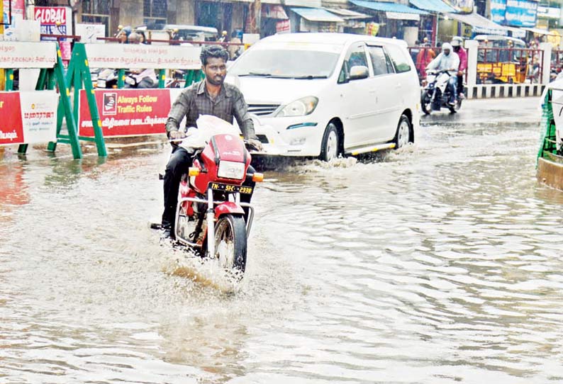 காவிரி டெல்டா மாவட்டங்களில் பரவலாக மழை அதிகபட்சமாக திருவாரூரில் 51 மி.மீட்டர் பதிவானது