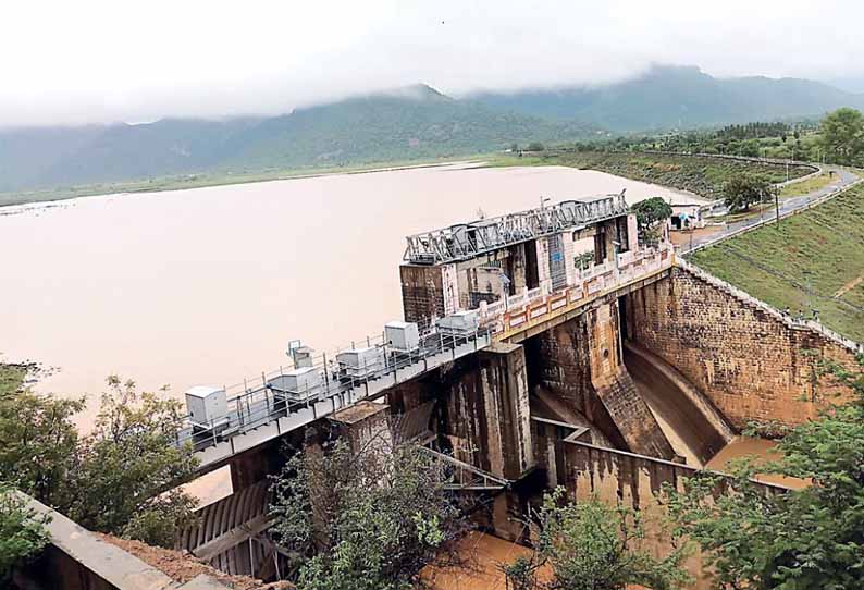 கோமுகி அணை நீர்மட்டம் 28 அடியாக உயர்வு