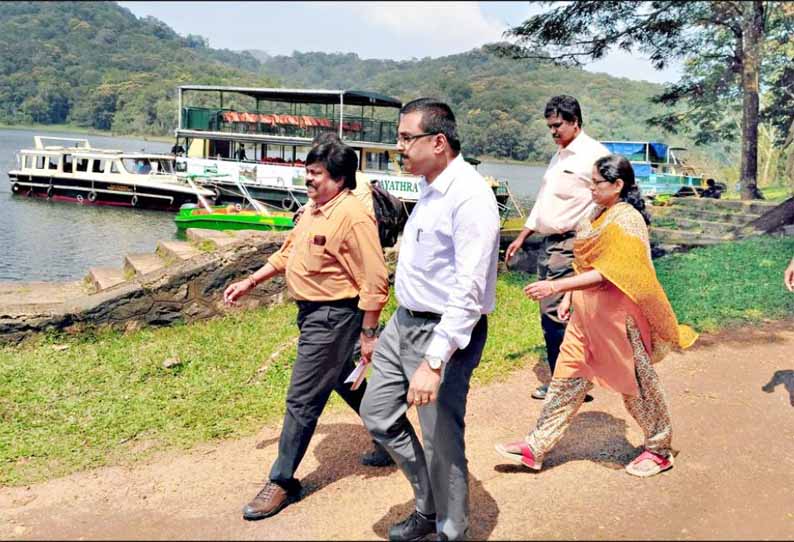 முல்லைப்பெரியாறு அணையில் துணை கண்காணிப்பு குழு ஆய்வு : வல்லக்கடவு பாதையை சீரமைக்க வலியுறுத்தல்