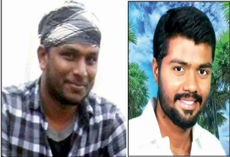 அவினாசி அருகே மோட்டார் சைக்கிள் மீது பஸ் மோதல்; 2 பேர் பலி