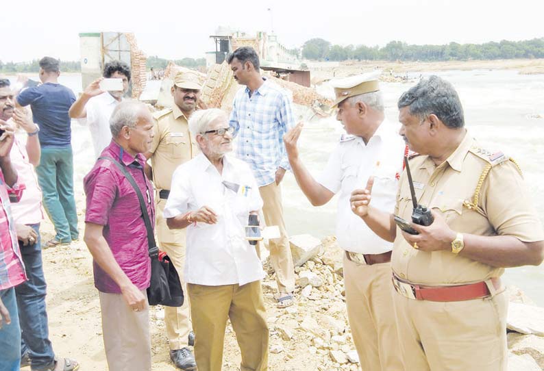 கொள்ளிடம் அணை உடைய காரணம் என்ன? அதிகாரிகள் மீது வழக்கு தொடருவேன் டிராபிக் ராமசாமி பேட்டி