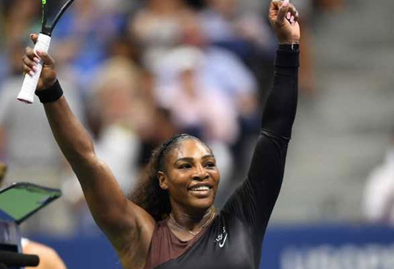 அமெரிக்க ஓபன் டென்னிஸ் : செரீனா வில்லியம்ஸ் அரையிறுதிக்கு தகுதி 201809050856563394_US-Open-2018-SixTime-Champion-Serena-Williams-Into_SECVPF