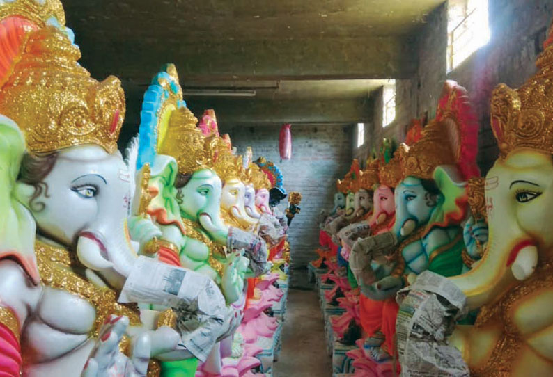 மாவட்டத்தில் 1,200 இடங்களில் விநாயகர் சிலைகள் வைத்து வழிபாடு நடத்த ஏற்பாடு